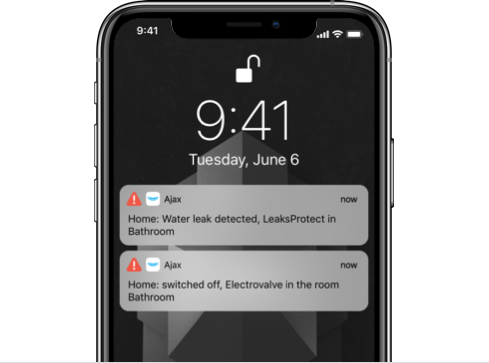 ajax notification on phone